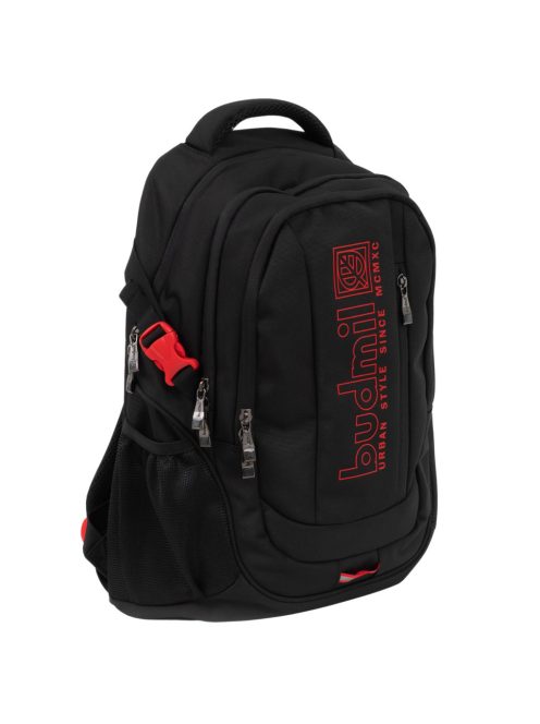 Rucsac cu suport laptop 15,6", negru-roșu - Budmil Mali
