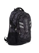 Rucsac cu suport laptop 15,6", imprimeu, gri - Budmil Mali