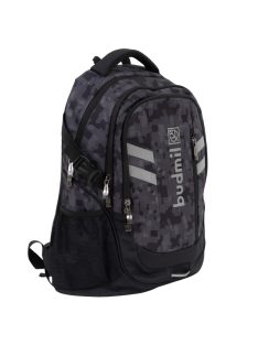   Rucsac cu suport laptop 15,6", imprimeu, gri - Budmil Mali