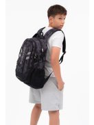 Rucsac cu suport laptop 15,6", imprimeu, gri - Budmil Mali
