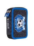 Penar băieți, 3 compartimente, imprimeu fotbal, albastru - Budmil Cherry