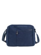 Geantă Aloisio crossbody cu suport laptop bărbați, albastru - Budmil