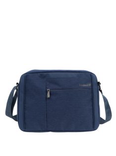   Geantă Aloisio crossbody cu suport laptop bărbați, albastru - Budmil