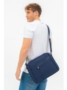 Geantă Aloisio crossbody cu suport laptop bărbați, albastru - Budmil