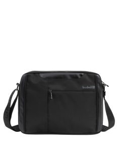   Geantă Aloisio crossbody cu suport laptop bărbați, negru - Budmil