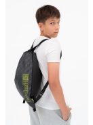 Sac gimnastică, cu imprimeu, gri - Budmil Ari