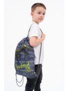Sac gimnastică băieți, imprimeu dinosaur, gri - Budmil Amara