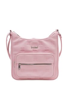 Geantă crossbody femei, roz - Budmil Lyra