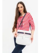 Geantă crossbody femei, alb - Budmil Naomi