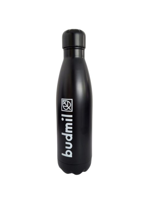 Bidon 500 ml din oțel inoxidiabil, negru - Budmil