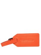 Etichetă valiză din piele, portocaliu - Travelite Accessories