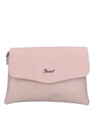 Geantă crossbody femei din piele fibră, bej - Karen Ula