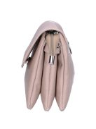 Geantă crossbody femei din piele fibră, bej - Karen Ula