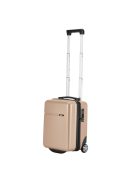 Troler cabină cu 2 roți, dimensiune 40x30x20cm, șampanie - Bontour Cabinone