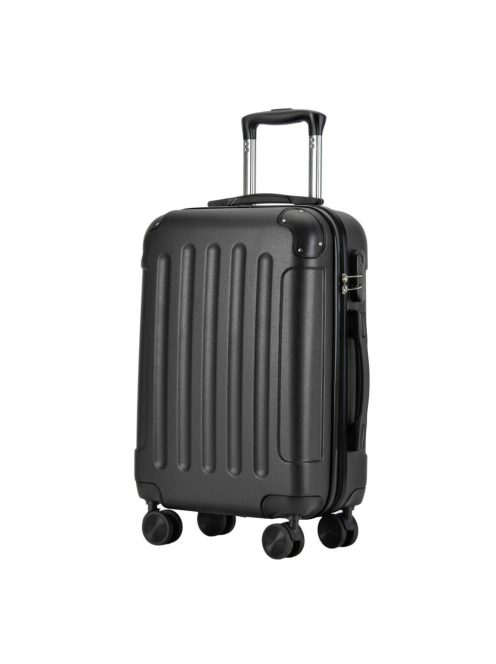 Troler cabină cu 4 roți, negru - Bontour Vertical