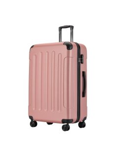 Troler mare cu 4 roți, rose gold - Bontour Vertical