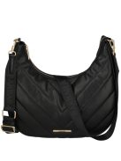 Geantă crossbody femei, matlasat, negru - Travelite Barbara Cozy
