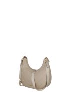 Geantă crossbody femei, matlasat, bej - Travelite Barbara Cozy