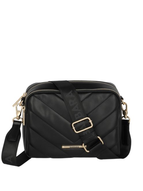 Geantă crossbody femei, matlasat, negru - Travelite Barbara Cozy