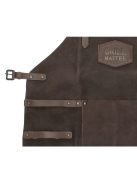 Șorț pentru grătar din piele, maro - Hide & Stitches BBQ