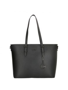   Charm London Birmingham fekete női laptoptartós válltáska 15,6"