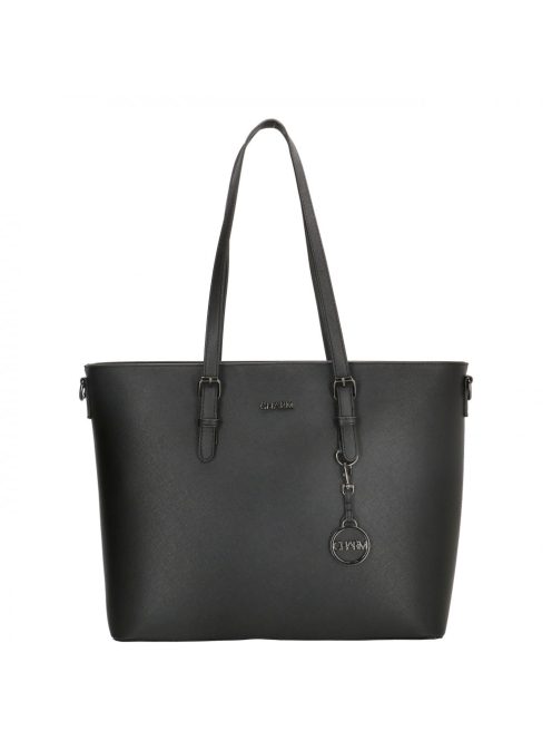 Charm London Birmingham fekete női laptoptartós válltáska 15,6"