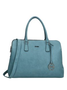   Geantă de umăr laptop 13,3", femei, albastru deschis - Charm London Bromley