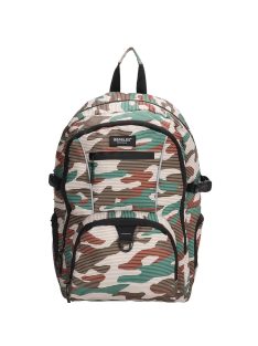   Rucsac laptop 17,3" cu model camuflaj, maro -  Beagles Urban Originals