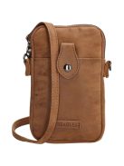 Geantă crossbody femei, mic, maro cognac - Beagles Fontecada