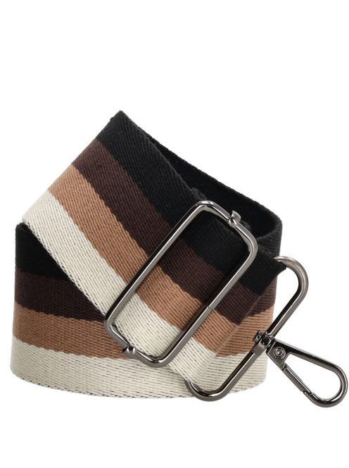 Curea pentru geantă femei, bej-bej închis-maro-negru - Beagles Fashion