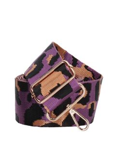  Curea pentru geantă femei, mov-bej închis-negru - Beagles Fashion