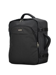   Geantă de călătorie cabină/rucsac 45cm, negru - Bontour Air 2.0