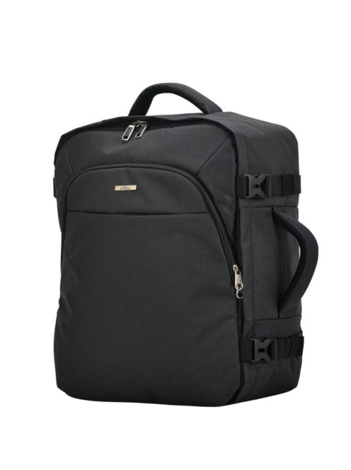 Geantă de călătorie cabină/rucsac 45cm, negru - Bontour Air 2.0