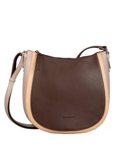 Geantă crossbody femei, bej închis-maro - Tom Tailor Miria