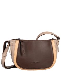 Geantă crossbody femei, maro-bej închis - Tom Tailor Miria
