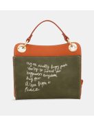 Geantă crossbody femei, bej-maro - Anekke Peace & Love