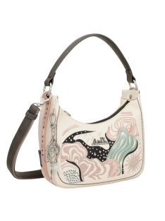 Geantă crossbody femei, roz-maro - Anekke Psicodelic