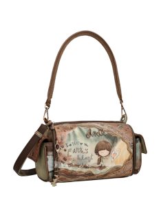 Geantă crossbody femei, maro-bej închis - Anekke Core