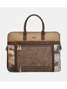 Geantă laptop femei, maro-bej închis - Anekke Outer