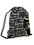 Sac gimnastică femei, negru - Anekke Nature Towanda