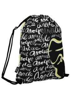 Sac gimnastică femei, negru - Anekke Nature Towanda
