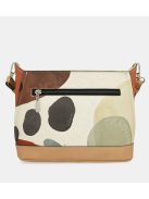 Geantă crossbody femei, alb-maro - Anekke Alma