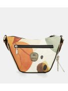 Geantă crossbody femei, alb-maro - Anekke Alma