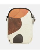 Geantă crossbody femei, mic, alb-maro - Anekke Alma