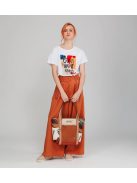 Geantă de umăr femei, maro-bej - Anekke Alegría