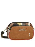 Geantă crossbody femei, maro-bej - Anekke Alegría