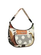Geantă crossbody femei, alb-maro - Anekke Lunares