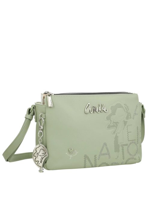 Geantă crossbody femei, verde mentă - Anekke Original