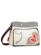 Geantă crossbody femei, bej-gri - Anekke Ole