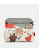 Geantă crossbody femei, bej-gri - Anekke Ole